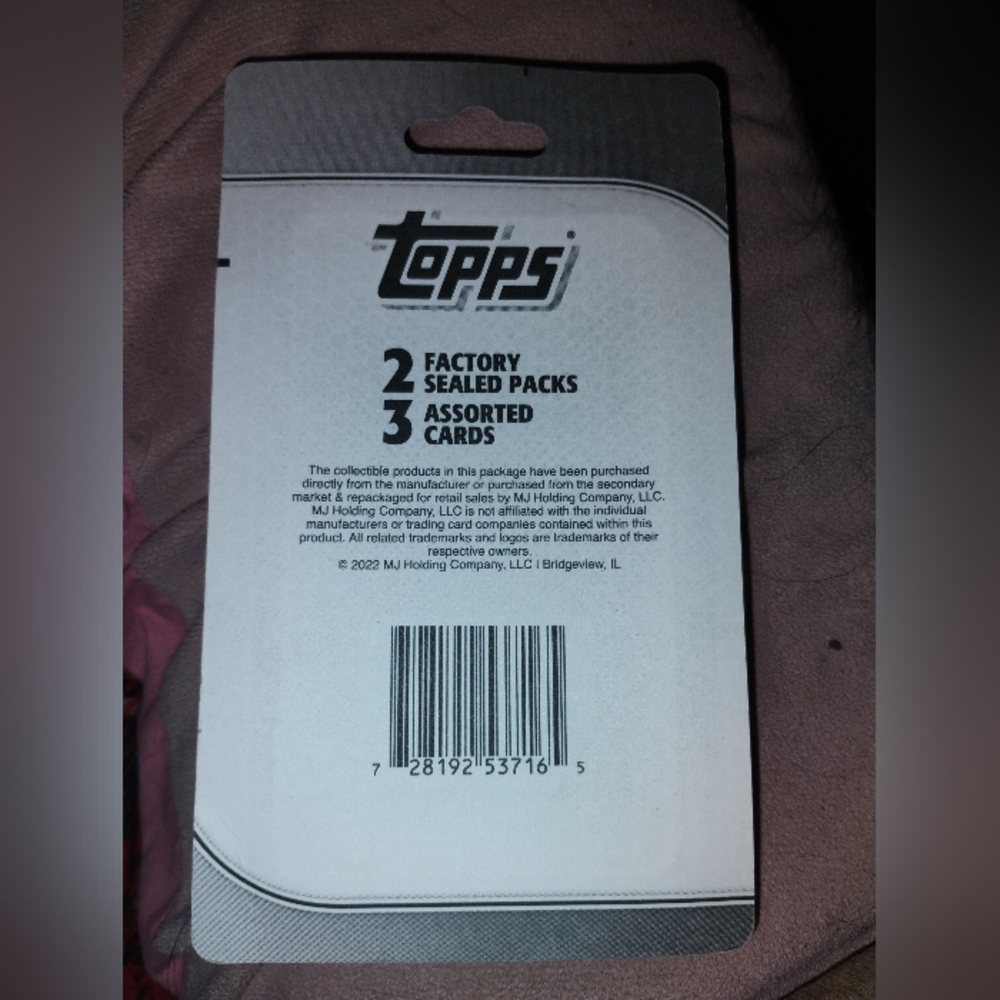 2022 Topps Baseball Series 1 Cards Dollar General 3 Cards 2 Packs Seeded Blister - Picture 2 of 2